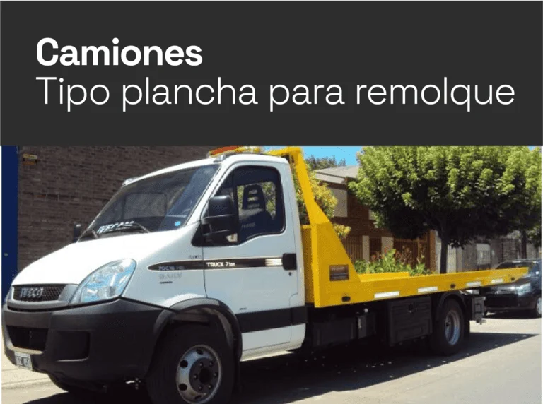 Slide 9 - Camionen tipo plancha para remolque